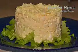 Салат с капустой и яйцом