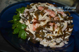 Салат с морской капустой-5
