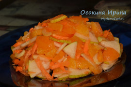 Оригинальный фруктово-овощной салат