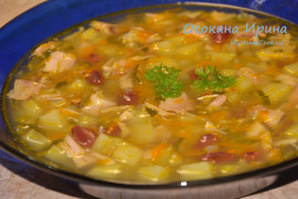 Куриный суп с фасолью - 2