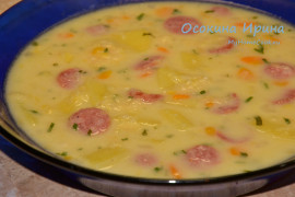 Горохово-сырный суп