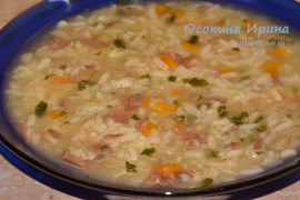 Рисовый суп с квашеной капустой