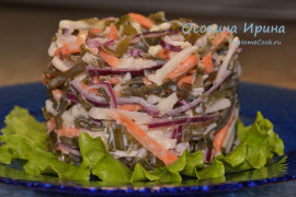 Салат с морской капустой - 9