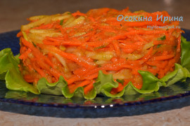 Морковно-грушевый салат