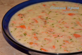 Сырный рыбный суп - 4