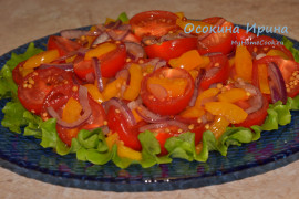 Салат из помидорок черри
