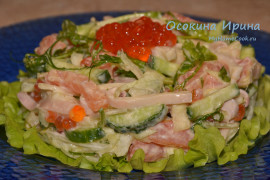 Салат с морепродуктами - 5
