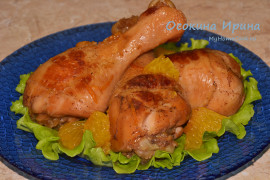 Тушеные апельсиновые голени