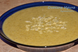 Крем-суп из брокколи с рисом