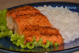 Сёмга под карамельной корочкой