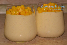 Творожно-манговый экспресс-десерт