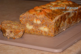 Запеканка из индейки с бататом