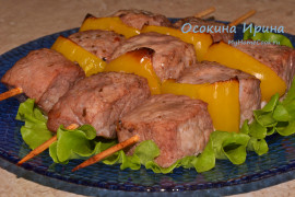 Шашлычки из свинины в духовке