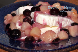 Мороженое  с жареными фруктами
