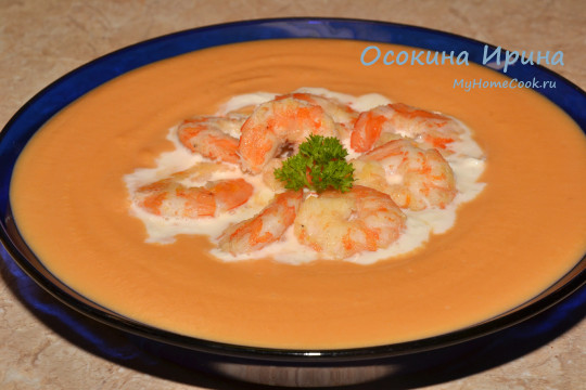 Крем-суп из батата со 