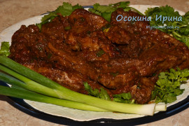 Тушеная пряная баранина