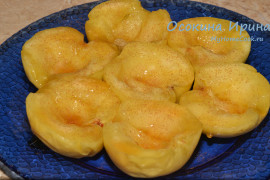 Десерт из мочёных  яблок