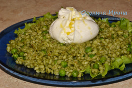 Зелёная перловка с 