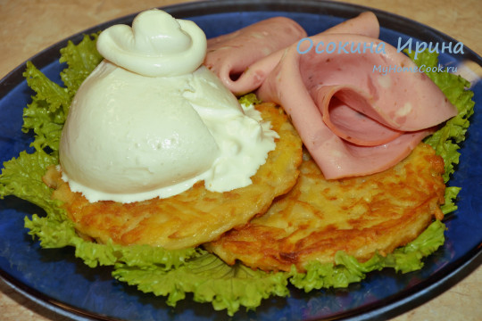 Картофельные оладушки с