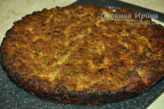 Запеканка из баранины с черносливом и айвой