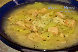 Рыбная похлёбка с пшеном