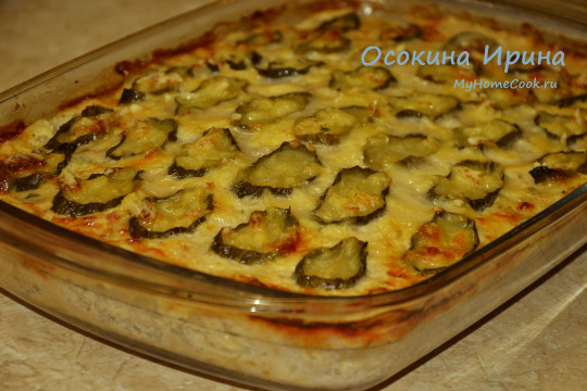 Запеканка с индейкой и вчерашним пюре