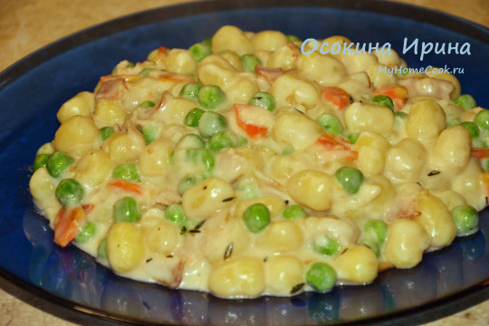 Ньокки в сливочном соусе