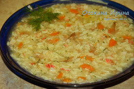 Суп на копчёной горбуше - 4