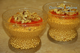 Творожно-хурмовый десерт