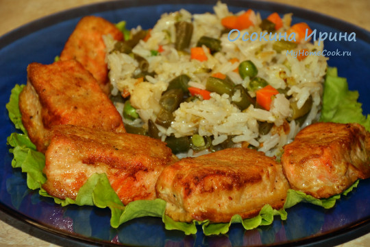 Жареная форель в интересном маринаде