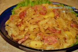 Жареная капуста по-каджунски