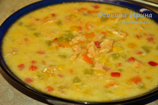 Рыбный суп с овощами