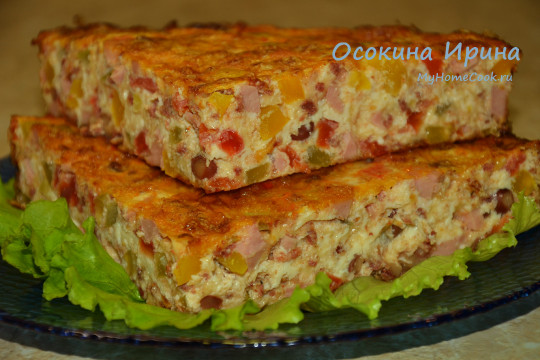 Омлет с мексиканским уклоном