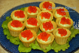 Тарталетки с икрой - 2