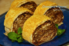 Запечённый рулет из лаваша - 21