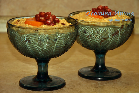 Творог с фруктами