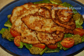 Свинина в луковом кляре-маринаде