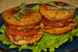 Яичные бургеры
