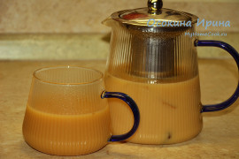 Пряный латте-чай