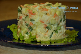 Салат с кальмарами - 21