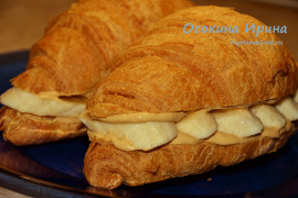 Сэндвич-круассаны с бананами - 2