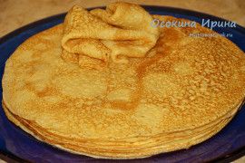 Блинчики на воде