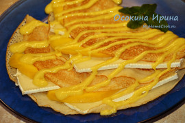 Блинчики с манго и 