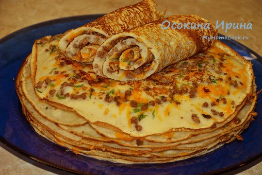 Блины с припёком