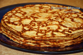 Творожно-овсяные блины