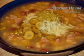 Быстро-супчик с фасолью