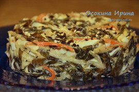Салат с морской капустой - 10