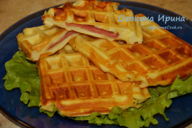 Творожные вафли с начинкой