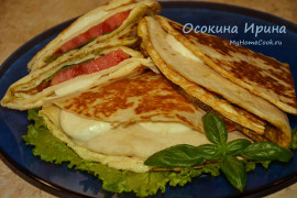 Завтрак в тортильях в стиле 