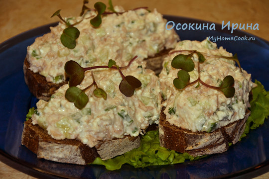 Бутерброды с тунцом - 3